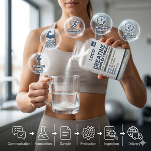 Créatine Complexe de Qualité Supérieure pour Adultes, Sans Sucre, Vente en Gros Directe Usine, ODM, pour la Performance Athlétique et la <span class=keywords><strong>Musculation</strong></span> - Product Image 2