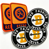 Badge thermocollant de qualité supérieure, flocage Tatami, patch de club de football, étiquette de marque douce au toucher pour maillots