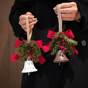 2026 High Quality Luxury <b>Christmas</b> Bell and Bow Ornaments Handmade Modern <b>Christmas</b> Tree <b>Decorations</b> Atmospheric <b>Small</b> Gifts - Product Image 1