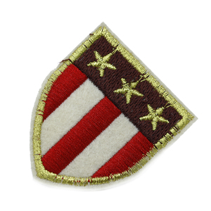 Écusson brodé personnalisé pour vêtements, patch brodé en <span class=keywords><strong>chenille</strong></span>, écusson thermocollant, badge brodé à la main en <span class=keywords><strong>fil</strong></span> métallique - Product Image 3