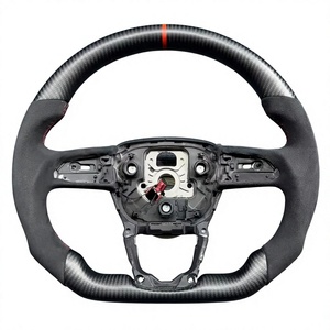 Volant sport en fibre de carbone véritable style S <span class=keywords><strong>Line</strong></span> pour Audi Q5 80A 2018-2024 Vente en gros Livraison rapide - Product Image 2