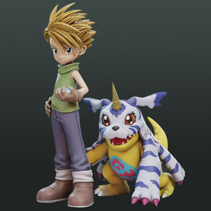 Digital Monster Anime figura de acción modelo juguetes Yagami Taichi Ishida Yamato Yagami Hikari Takaishi Takeru <span class=keywords><strong>Digimon</strong></span> nuevo para regalos - Product Image 2