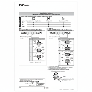 Électrovanne pneumatique SMC VXZ232BZ2AXCA Vannes de régulation Produit - Product Image 1