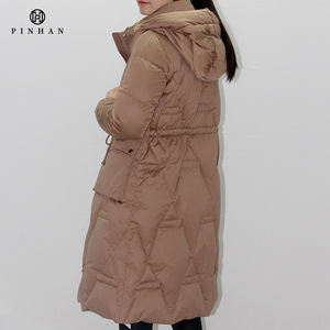 Abrigo de plumón de <span class=keywords><strong>ganso</strong></span> personalizado para <span class=keywords><strong>mujer</strong></span>, abrigo largo de invierno, 2023 - Product Image 6