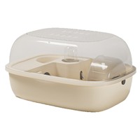 Fournitures pour animaux de compagnie, cage en plastique pour hamsters syriens dorés, habitat de luxe portable avec intérieur spacieux, vente en gros d'usine