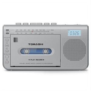 Reproductor de Casetes Portátil Vintage con Radio AM/FM, Grabador de Música con Tarjeta SD, Reproductor de Radio y Casete - Product Image 2