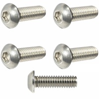 Vis sans tête à pointe fendue avec pivot en laiton, Vis sans tête à pointe plate à six pans creux en laiton jaune M3 M4 M5 M6 M8 M10