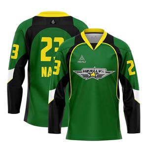 Sudadera juvenil de manga larga de hip-hop con letras y números cosidos para práctica de hockey para adultos - Product Image 1