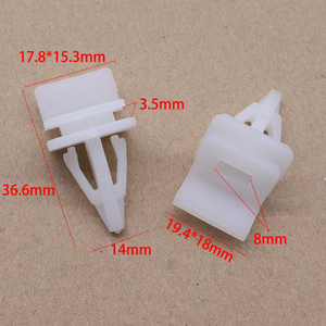 Clips de plástico para coche Borde inferior faldón placa protectora clips de borde inferior - Product Image 3