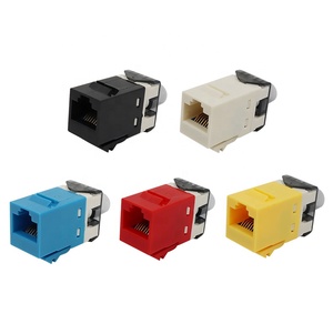 Hot bán Mạng mô-đun nữ 180 độ kép 110idc UTP 8P8C RJ45 CAT6 <span class=keywords><strong>Keystone</strong></span> <span class=keywords><strong>jack</strong></span> cho viễn thông bộ phận - Product Image 2