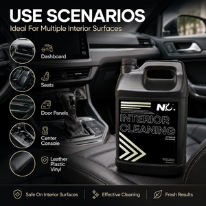 Limpiador Interior 4L para Coche, Líquido Limpiador <span class=keywords><strong>de</strong></span> Superficies <span class=keywords><strong>de</strong></span> Plástico y Vinilo para el Salpicadero, Fórmula <span class=keywords><strong>de</strong></span> Baja Espuma para Detallado Automotriz - Product Image 2