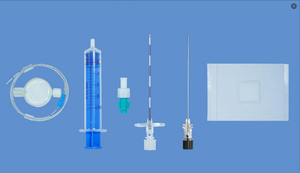 Wegwerp epiduraal naald anesthesie set, gecombineerde spinale en epiduraal mini-set met epiduraal katheter - Product Image 5