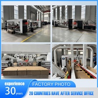 Máquina Automática de Plegado, Encolado y Cosido de Cartón Corrugado Controlada por PLC Oray para Empaquetado de Alimentos, Ahorro de Energía, Exportación