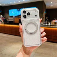 Coque antichoc mate avec béquille intégrée pour iPhone 17 18 Pro Max, protection anti-traces de doigts, vente en gros