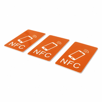 Carte NFC Mini PVC NTAG213 13,56 MHz, carte RFID intelligente avec encodage de données personnalisé, impression offset haute définition
