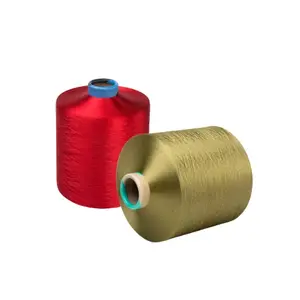 Competitive price yarn 100% polyester DTY 50D 24F solution dyed yarn Filament nim sim him 50d-600d