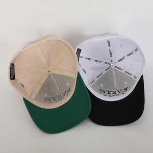 BSCI OEM Toptan Özel Nakış Logolu Unisex Düz Gorros, Düşük Minimum Sipariş Adedi 5 Panel Boş Baba Şapkaları, Erkek Kadın Ucuz Pamuklu Beyzbol Şapkası - Product Image 3
