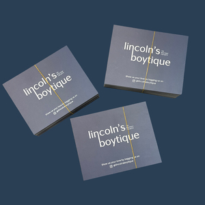 Sang trọng biểu tượng tùy chỉnh giấy thẻ kinh doanh in ấn Cảm ơn bạn thẻ cho doanh nghiệp nhỏ với logo lòng trung thành thẻ cho doanh nghiệp - Product Image 5