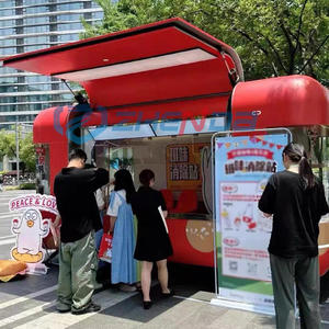 Food Truck Moderno per Esterni Economico, Rimorchio per Waffle e Crêpe con Cucina Completa, per Dessert, Pancake e Ciambelle - Product Image 6