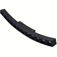 Spot LED intelligent Tuya Zigbee 48V à grille fine en arc, 6W 12W, 20mm, magnétique, pour rail courbé, éclairage de salon moderne en aluminium
