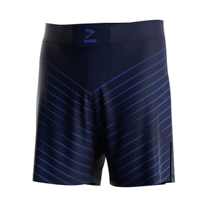 Shorts de combat personnalisés pour hommes avec fermeture velcro et cordon de serrage, longueur au-dessus de la cuisse, impression sublimée pour l'entraînement BJJ MMA - Product Image 6
