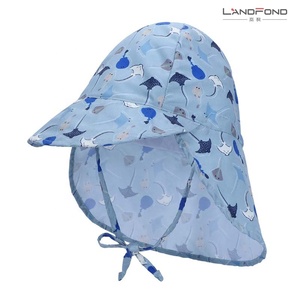 Landaccessory aksesuar Sunhat bebek yürüyor & çocuklar yaz su Flap bebek yüzmek şapka UPF 50 Boy & kız hızlı kuru - Product Image 4