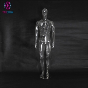 Yüksek kaliteli erkek manken şeffaf mankenler tam vücut temizle manken - Product Image 3