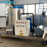 Machine à glace en flocons industrielle Coldsmart de 2-3 tonnes par jour, usage commercial pour la pêche et les produits de la mer, pompe à eau 380V/220V