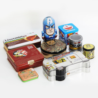 Mini boîte en fer blanc, emballage métallique pour thé, bonbons, bougies de voyage, biscuits, gâteaux, aliments en conserve, aliments pour bébés, aliments pour animaux de compagnie, personnalisable 4 couleurs