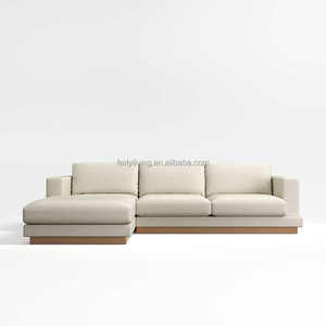 Ferly Maatwerk Woonkamer Meubels Holle Fluwelen Sofa Stof Moderne Modulaire Bank Chaise Longue Set - Product Image 1