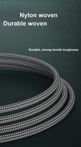 Cable <span class=keywords><strong>de</strong></span> Carga Rápida 3 en 1, 100W/5A, Cable <span class=keywords><strong>de</strong></span> Carga Múltiple con Trenzado <span class=keywords><strong>de</strong></span> Nailon para iPhone, Tipo-C, Micro USB, Carga Rápida <span class=keywords><strong>de</strong></span> 100W y Sincronización <span class=keywords><strong>de</strong></span> Datos - Product Image 3