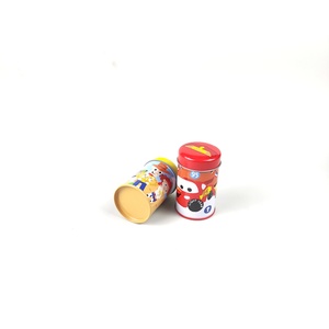 Boîte en métal ronde personnalisée avec couvercle pour le stockage du thé et des collations, vente en gros, design mignon, emballage direct d'usine - Product Image 5