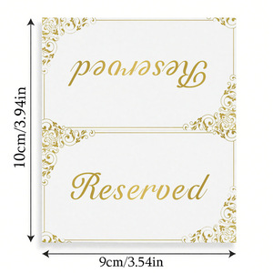 Carte de réservation de table personnalisée pour hôtel, en carton épais, pour spas, salons, restaurants, bons de réduction personnalisés - Product Image 3