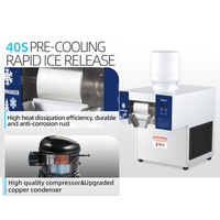 Naixer Vente hawaïenne de poudre de cône de neige flocon de crème glacée Rasoir Bingsu Roller Machine Portable Snow Ice Crame Machine