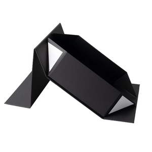 Biểu Tượng Tùy Chỉnh Kích Thước Lớn Nhỏ Sang Trọng Gấp Cứng Cứng Nhắc Giấy Matt Đen Đóng Mở Từ Hộp Quà Tặng Với Từ Đóng Cửa Nắp - Product Image 3