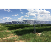 Système de suiveur solaire à double rangée à haut rendement suivi PV à un axe entraînement de pivotement suivi fabriqué suiveur solaire à haut rendement