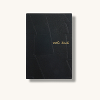 Carnet de notes personnalisé en PU rigide avec reliure cousue, logo sur mesure, pages lignées, 100 feuilles, vente en gros