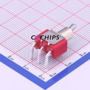 1MS1T2B4M6QES Toggle Switch Through hole Component (THT) Switch Single Pole Double Throw 12.7mm 6.86mm 400000 - Product Image 1