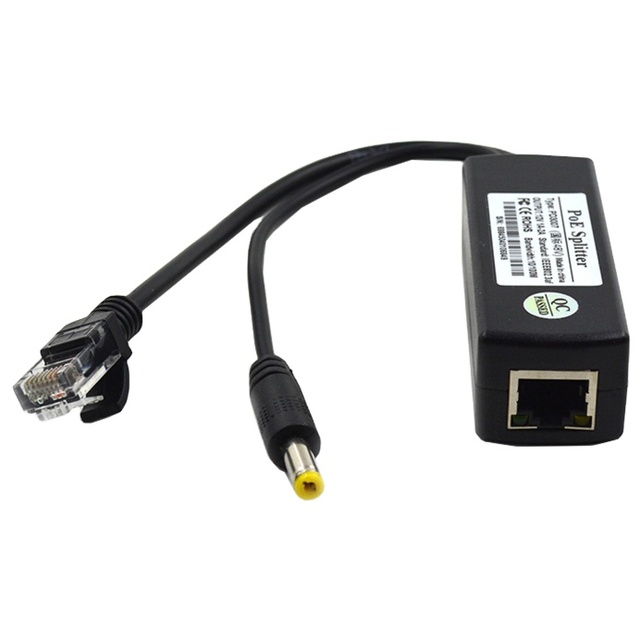 10/100/1000Mbps Gigabit PoE Splitter 12V DC 2A