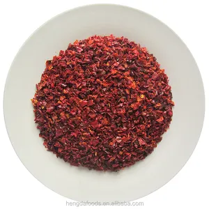 Factory supply Dehydrated vegetables air dried red bell pepper flakes sweet paprika granules