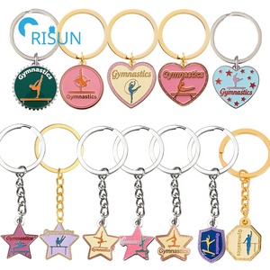 Niveaux personnalisés Acrobatie Gymnastique Gymnastique Faisceau Exercice Paillettes Porte-clés Porte-clés Porte-clés Gymnastique personnalisé Porte-clés - Product Image 1