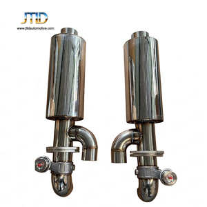 صمام عادم فراغي عالي الجودة من الفولاذ المقاوم للصدأ مقاس <span class=keywords><strong>2</strong></span>.5 بوصة، كاتم صوت عالمي - Product Image 3