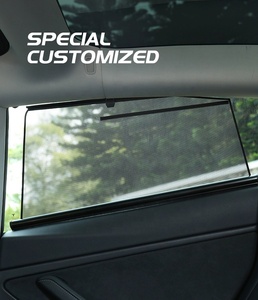 Bán buôn cho Tesla model3/Y/S/x tùy chỉnh dù để che nắng bên cửa sổ Sun Visor nâng Kính thiên văn Kem chống nắng cách nhiệt trang bị thêm - Product Image 2