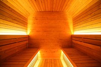 Sauna de Vapor Exterior para 6 Personas, Tamaño Grande, Calefacción Eléctrica/Calefacción a Leña para Uso Doméstico