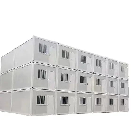 Appartamento modulare a 3 piani della costruzione dell'appartamento del contenitore prefabbricato dell'hotel a cinque stelle fornito