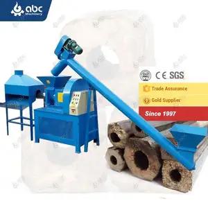 100% Trustworthy Rice Husk Sawdust Wood Peanut Shell Coffee Grounds Coconut Shell Briquette Machine for Briquetting Biomass
