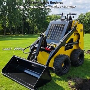 Minicargadora Hidráulica 4x4 con Ruedas, Económica y Compacta para Jardines Pequeños, Disponible con Certificación EPA Euro5 y Accesorios Opcionales - Product Image 2