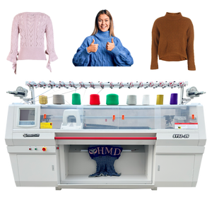 Automatic Hat Knit Flat Computerized <strong>Machine</strong> Sweater Knitting Making <strong>Crochet</strong> <strong>Machine</strong> for Scarf - Product Image 1