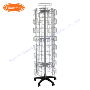 Tùy chỉnh dây kim loại <span class=keywords><strong>Rack</strong></span> hiển thị đứng cho thiệp chúc mừng xoay chủ thẻ bài cho sàn hiển thị - Product Image 1