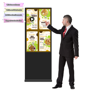Weilehappy 55 inch tầng đứng <span class=keywords><strong>LCD</strong></span> màn hình quảng cáo kỹ thuật số biển và hiển thị màn hình cảm ứng thông minh kiosk biển quảng cáo màn hình - Product Image 1